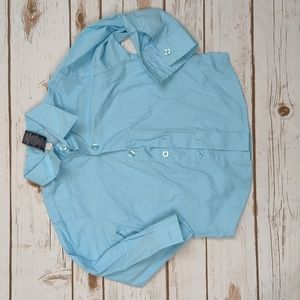 Nautica 3T Baby Blue Dress Shirt